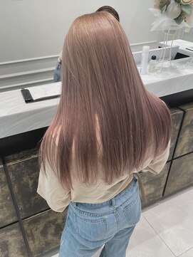 アルティファータ(artifata) ハイトーン ブリーチ ダブルカラー ミルクティー ベージュカラー