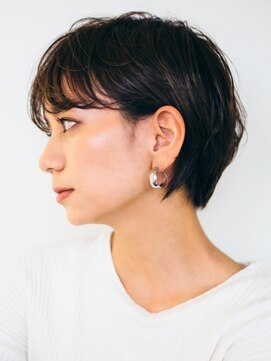 ピズム(PISM) ガーリーグランマッシュショート/ショコラアッシュ/セシルカット