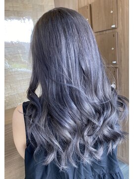 グラムアッシュ(GLAM ASH) グレーネイビー