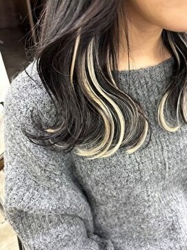 プライズ アイリス 池袋東口店(prize Iris) エクステ/インナーカラー/ホワイトカラー/ベージュ/ブロンド池袋