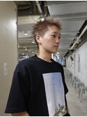 グレージュスパイキーショート