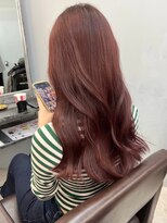 オズ 安積店(OZ)&nbsp;ダブルカラー外ハネボブインナーカラーハイライトケアブリーチ