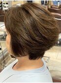 オリジナルパーマ　ショートヘアー