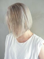 シオン(shion)&nbsp;透明感カラー小顔ワンレン秋色くすみベージュ_ba534972