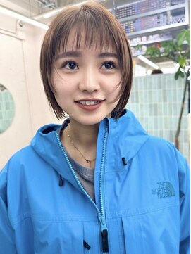 アルテヘアー(arte HAIR) 【arteHAIR】ミニボブ/オン眉/顔まわりレイヤー