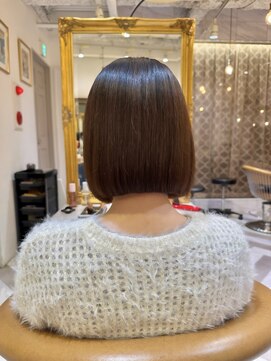 ロンドアベニール 北千住(Lond avenir) イメチェン外ハネボブ美髪ワイドバングレイヤー髪質改善縮毛矯正