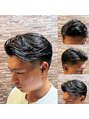 アールドボーテ 理容室(R de Beaute) ビジネス七三。パーマで再現性up 【毛流れパーマ】