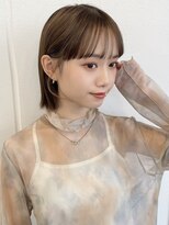 ファルベ(Farbe)&nbsp;くびれアプリコットオレンジ夏のヘアアレンジハイライトカラー