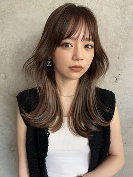 サイン 渋谷(SIGN) 20代30代トレンドなレイヤーカットハッシュカットレイヤーボブ