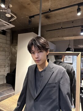 メンズココ メンズパーマ 韓国ヘア 日本橋店(MENS COCO) シースルーコンマセンターパート