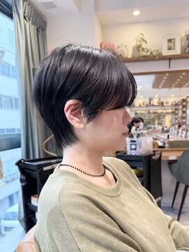 ロンド パルティール 大宮(Lond partir) 暗めカラー/グランマッシュ/デザインカラー/ショートボブ/横浜