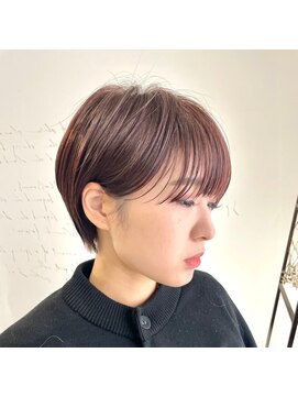 ジュベ 別府店(juve.) 別府ショートボブ顔まわりレイヤーカット髪質改善カラー30代
