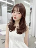 ワンカールレイヤー レイヤーカット 内巻きワンカール
