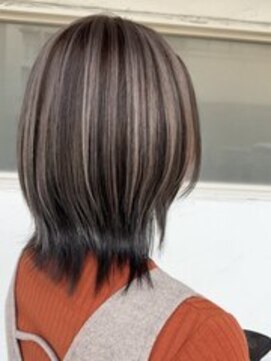 アルファ(alpha) 大人ガーリー/ダークアッシュ/似合わせカット/ミディアムレイヤ