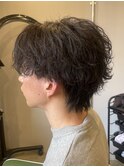 松戸駅/men's/マッシュウルフ/シャドウパーマ/メンズウルフ