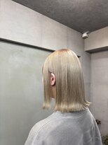 ファビ 渋谷(Fab)&nbsp;くびれヘア/暗めカラー/アプリコットオレンジ/縮毛矯正