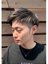 ソレイユ シンサカエ(SOLEIL SHINSAKAE)&nbsp;大人気♪ツーブロックショート×ダークグレー