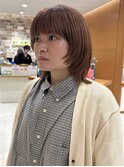 □マッシュウルフ／オレンジベージュ／ブリーチあり