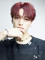 オーシャントーキョー 神戸(OCEAN TOKYO KOBE)&nbsp;ピンクバイオレットニュアンスシースルーセンターパートマッシュ