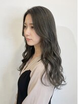 レセ 南柏店(Laissez)&nbsp;透明感暗髪グレージュ/ヨシンモリロング【レセ南柏店】