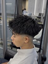 リード 渋谷店(REEED) MEN'S HAIR/フェードアップバングショート