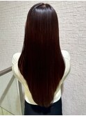 艶髪ロングヘア サラツヤ 髪質改善トリートメント ブラウン