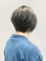 グランド ソシエ 御影店&nbsp;シルバープラチナ×ダークルート　ショートボブ