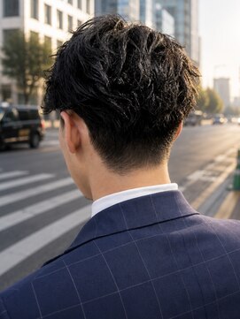 ヒロギンザ 青山店(HIRO GINZA) 七三毛流れビジネスショート