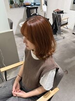 エス 大阪梅田店(es) 艶髪オレンジブラウン