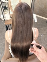 ノア(noa.)&nbsp;【豊中美容室noa.】水光艶髪ミルクティーグレージュ｜髪質改善