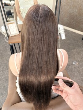 ノア(noa.) 【豊中美容室noa.】水光艶髪ミルクティーグレージュ｜髪質改善