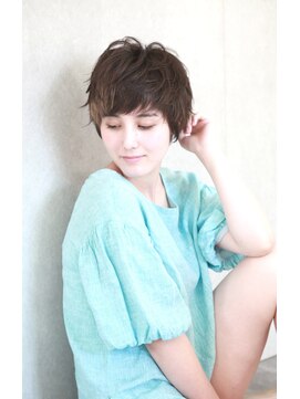 コークス 原宿 表参道(COKETH) [コークス]ワイドバング大人ショートモーブカラー[浦本伸次]