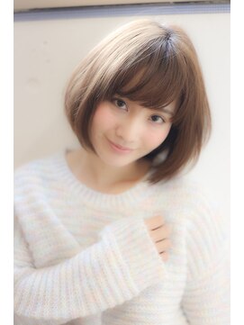 リノ 吉祥寺(Lino kichijoji) 【Lino by U-REALM】大人かわいい前下がりのフェミニンボブ