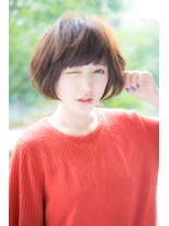 美容室フルール&nbsp;大人可愛いエアリーナチュラルボブひし形小顔　焼津/髪質改善