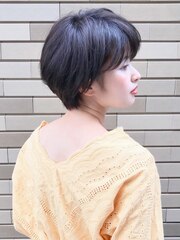 切りっぱなしボブ/エアリーロング/美髪/ピンクブラウン/銀座