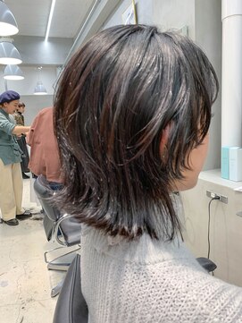 テトヘアー(teto hair) ボブウルフ、ミディアムウルフ、ミディアムヘア