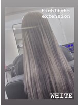 ホワイト(WHITE)&nbsp;エクステ