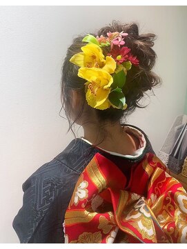 ヴァンカウンシル 豊橋店(Van Council) 成人式前撮りアップスタイル☆