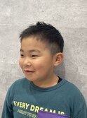 キッズカット　刈り上げソフトモヒカン