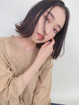 ルービック 京橋(Rubik's) 20代30代外ハネ大人 ナチュラルボブ