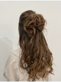 Hair Salon for D × ハーフアップアレンジ