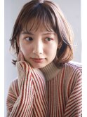 ミディアムレイヤーボブ