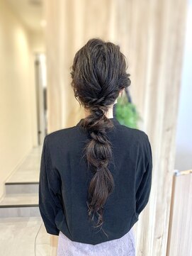 アドラーブル 長岡新保店(adorable) 20代30代大人可愛いお呼ばれスタイル編みおろし