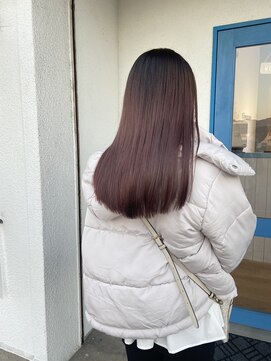 ヘアーメイク コラソン(hair make corazon) 似合わせカットメルティカラー着物フェミニンロング