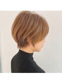 30代40代ひし形クビレ耳掛け束感小顔スウィングショート