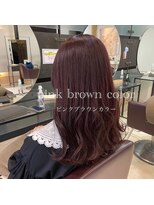 ノーム バイ アウラ(norm. by aura)&nbsp;ピンクブラウンカラー