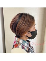 エムウィッシュ(M Wish)&nbsp;くせ毛を活かしたショートボブ/ひし形シルエット/小顔カット