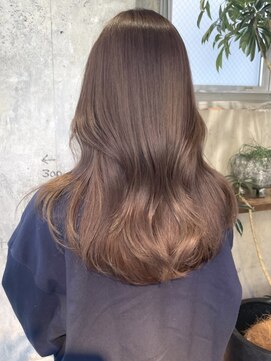 サイン 渋谷(SIGN) レイヤーカットイヤリングカラーインナーカラーケアブリーチ