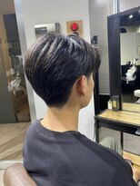 アルカナ 明治神宮前原宿(ARCANA)&nbsp;ウルフアッシュブラックカルマパーマベリーショート