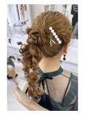 *結婚式ヘアセット*